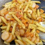 Fried Shrimp Pasta