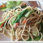 Spaghetti with Salted Fish