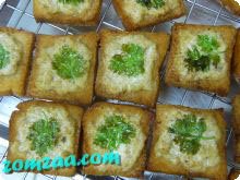 Fried French Bread with Pork Spread