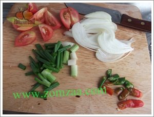 Stir fried chicken with cashew nuts Ingredients Part I