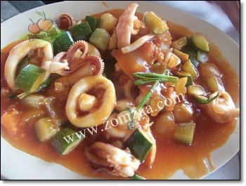 Sweet and Sour Stir-fried with Squid