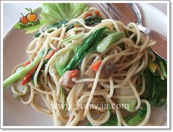 Spaghetti with Salted Fish