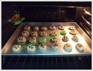 Chocolate Chip Cookies - Put Dough Rack in the Oven