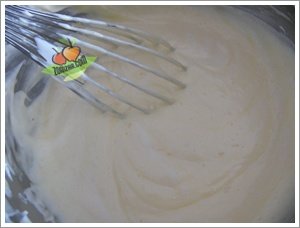 Mamon Sponge Cakes Final Creamy Mixture