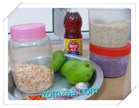 Green Mango Sweet Fish Sauce Ingredients